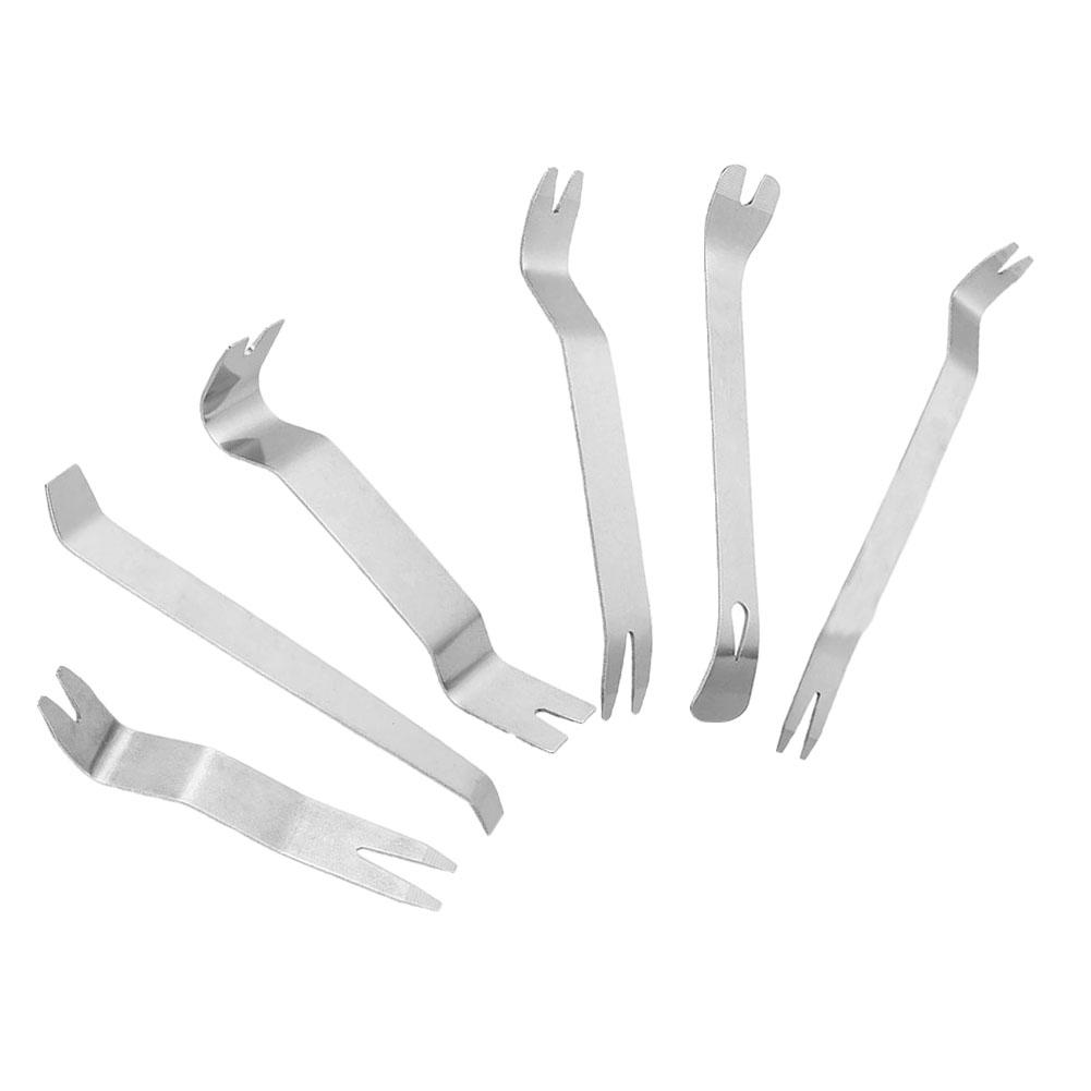 6pcs Auto Dismantle Tools Kit Car Radio By Clip Panel  Trim Inner Removal  Tool For Dash Audio  Installer Pry Kit Refit Set