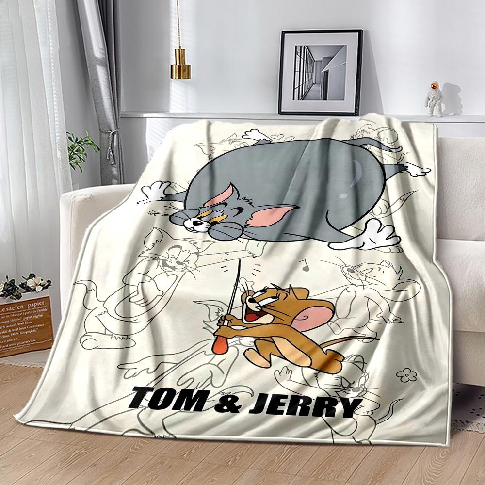 Tom And Jerry Adventure Suitable blanket for offices, travel, living rooms also a good gift for friends and family Suitable for all seasons.