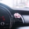 Four-Petal Cherry Blossom Car Aromatherapy Vent Clip Plaster Fragrant Stone Dream Car Ornament Air Outlet Decoration Female Driver