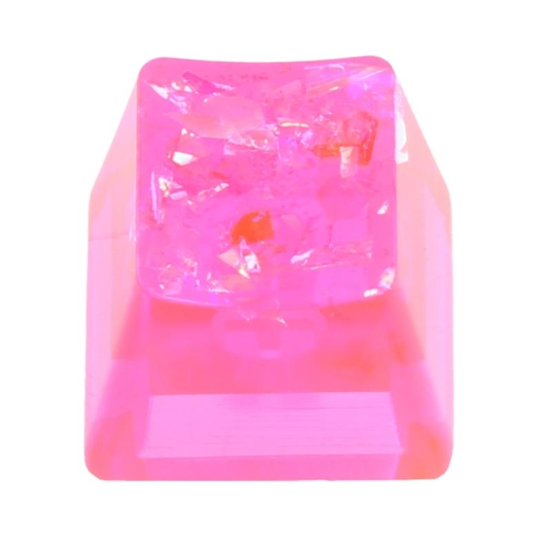 Game Mechanical Keyboard Cap Accessories Epoxy Resin for Cross Shaft Special Keycap Personalized Light Transmission Hand