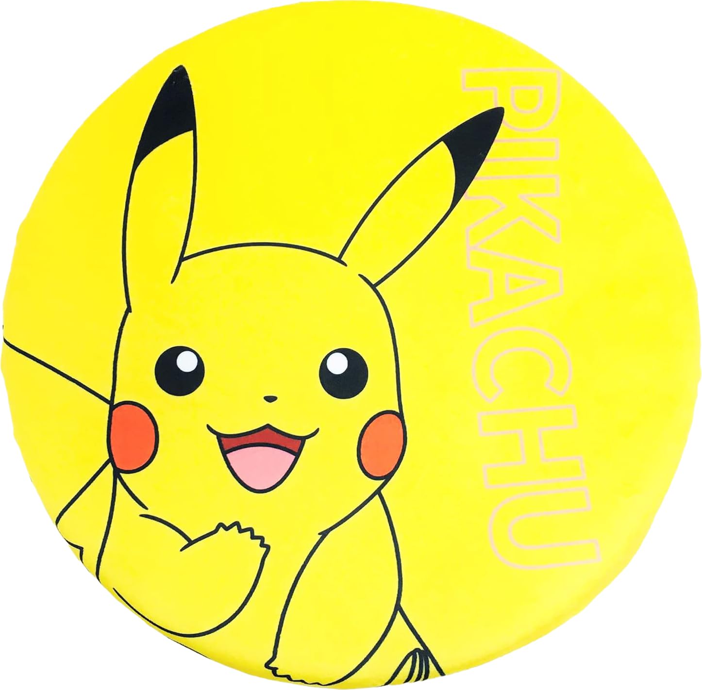 

MORIPiLO Pokemon Big Poké Ball Plush Cushion, Yellow, 40x40x4cm, 370762, by Morishita Pillows