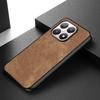 For Xiaomi 15T Case Shockproof Slim Retro Leather Phone Back Cover