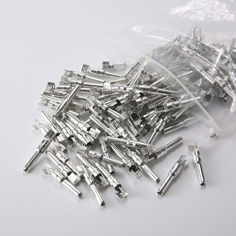 100pack Solars Panel Connectors with Tinned Coppers Cores for Superior Conductivity and Oxidation Resistance