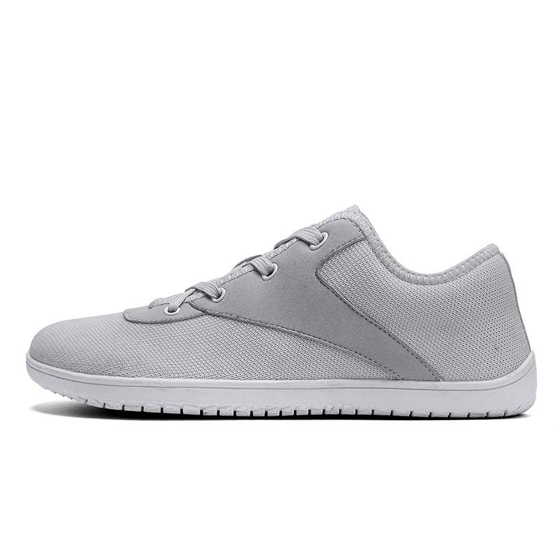 2023 new men's wide last shoes comfortable women's walking shoes wide head shoes breathable soft sole couple fly knitting sports driving shoes