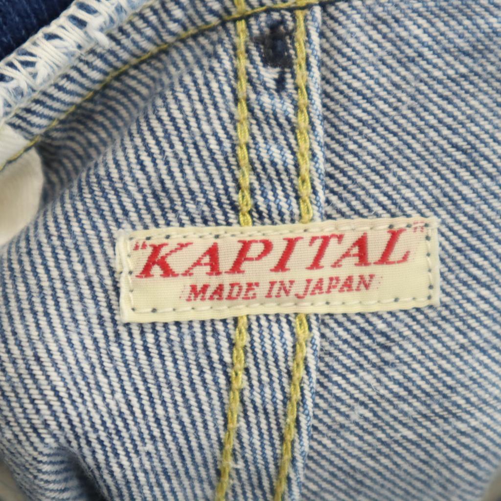 KAPITAL Made In Japan Nouvelle Denim Saruel Pants 2 Wash Blue Men's Used