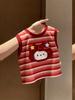 3D Doll Striped Vest T-shirt for Girls