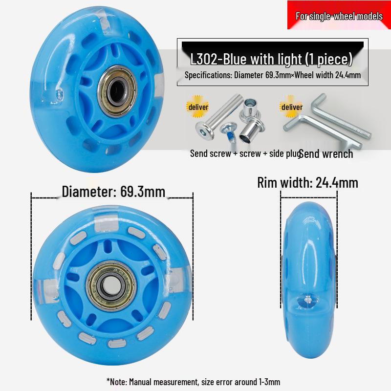 Universalrad-Ersatz für Gepäckkoffer: Lederrolle Gummirolle Felgenreparaturzubehör