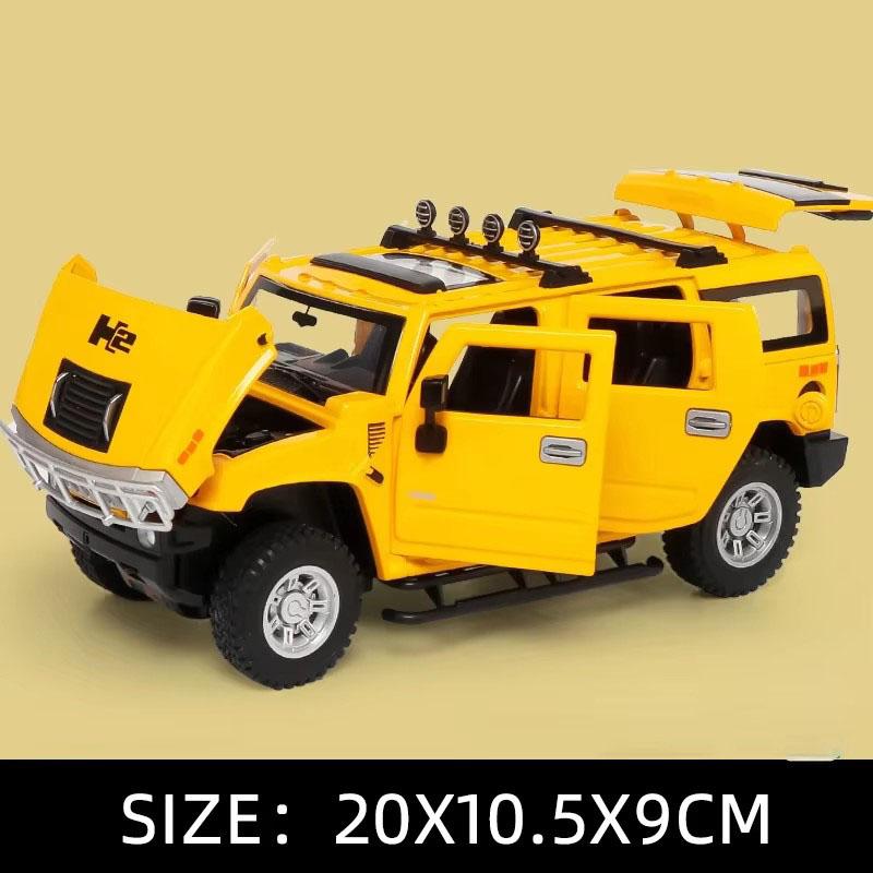 1:24 Mitsubishi Delica H2 Alloy Model Toy Diecast Car Doors Opened With Sound Light Pull Back Miniature Vehice Boy Birthday Gift