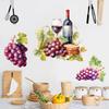 Traube Rotwein Selbstklebend Wohnzimmer Küche Esszimmer Wandverschönerung Dekoration Aufkleber