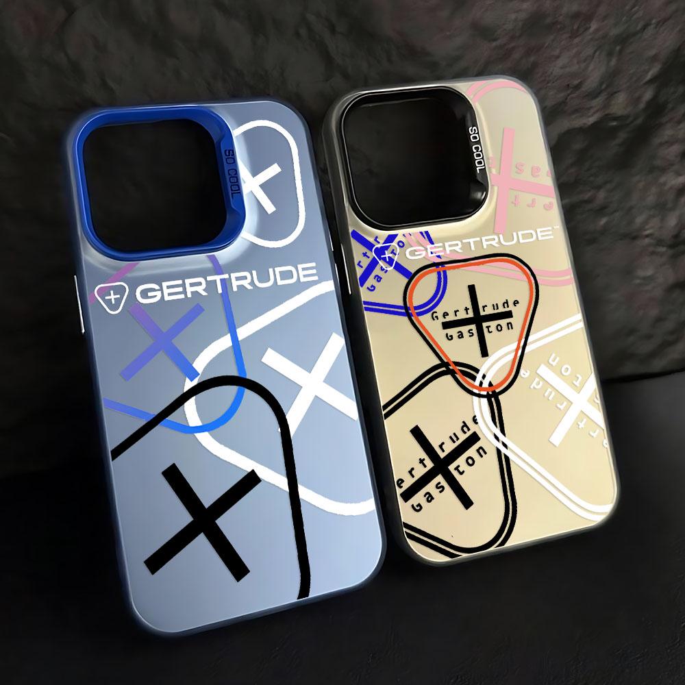 Lovely Fashion Phone Case For iPhone 17 16e 16 15 14 13 12 11 mini Pro Max X Air Plus Anti Fall Matte Back Cover G-Gertrudes