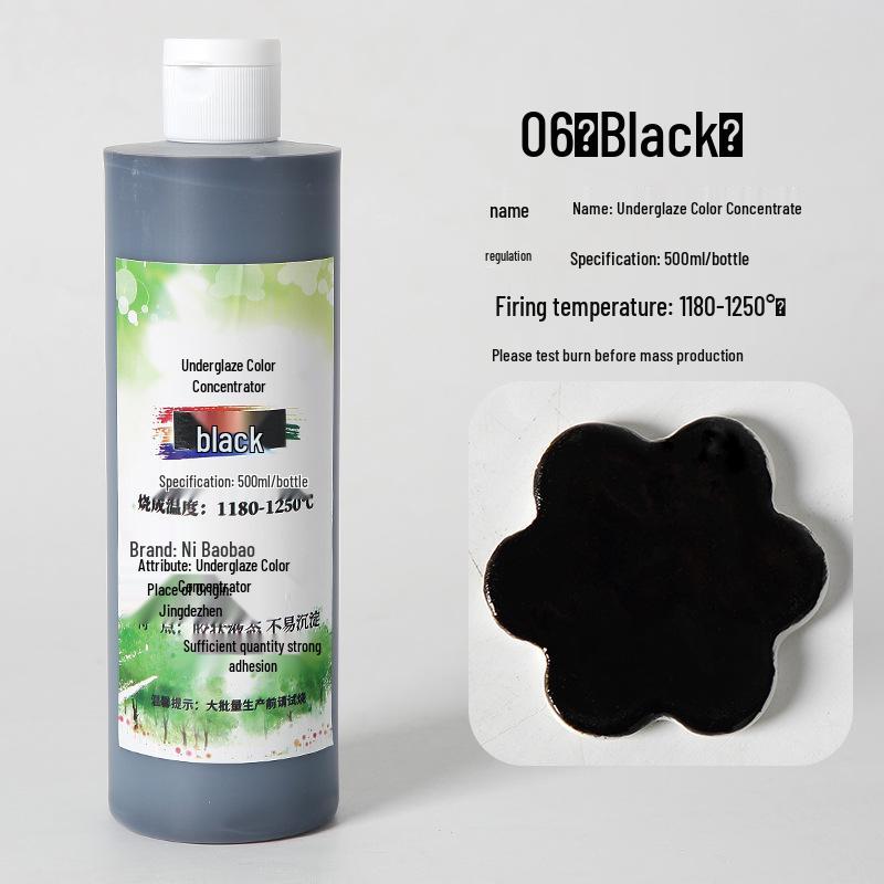 Ceramic Underglaze Concentrate 500ml – Medium Temp Pigment for Pottery Painting