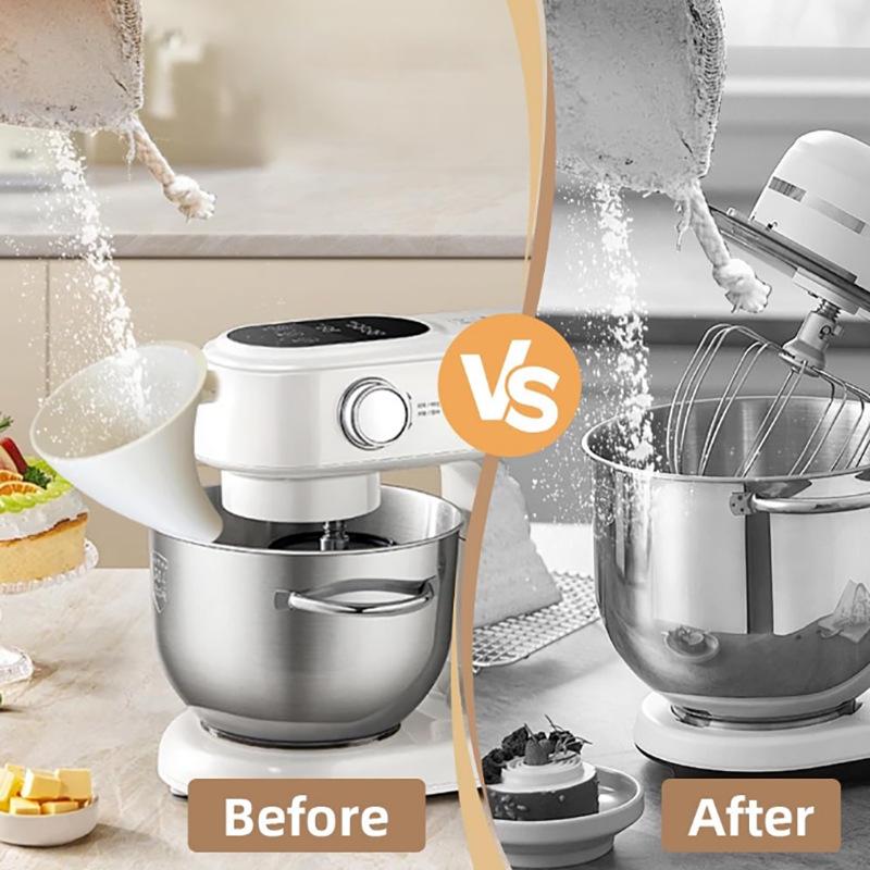New Flour Funnel for Kitchen Aid Stand Mixer