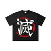 260 GSM Double Yarn 32 Count 100% Cotton Demon Slayer V119 Shinobu Print Unisex Heavy Cotton T Shirt
