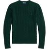 Polo Cable Knit Logo Embroidered Crew Neck Sweater Women Sweater 211971865-009