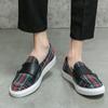 New Stylish Mens Slip on Shoes 2024 Leather Fashion Mens Sneakers Men Casual Summer Casual Shoes Male Comfortable Driving Shoe