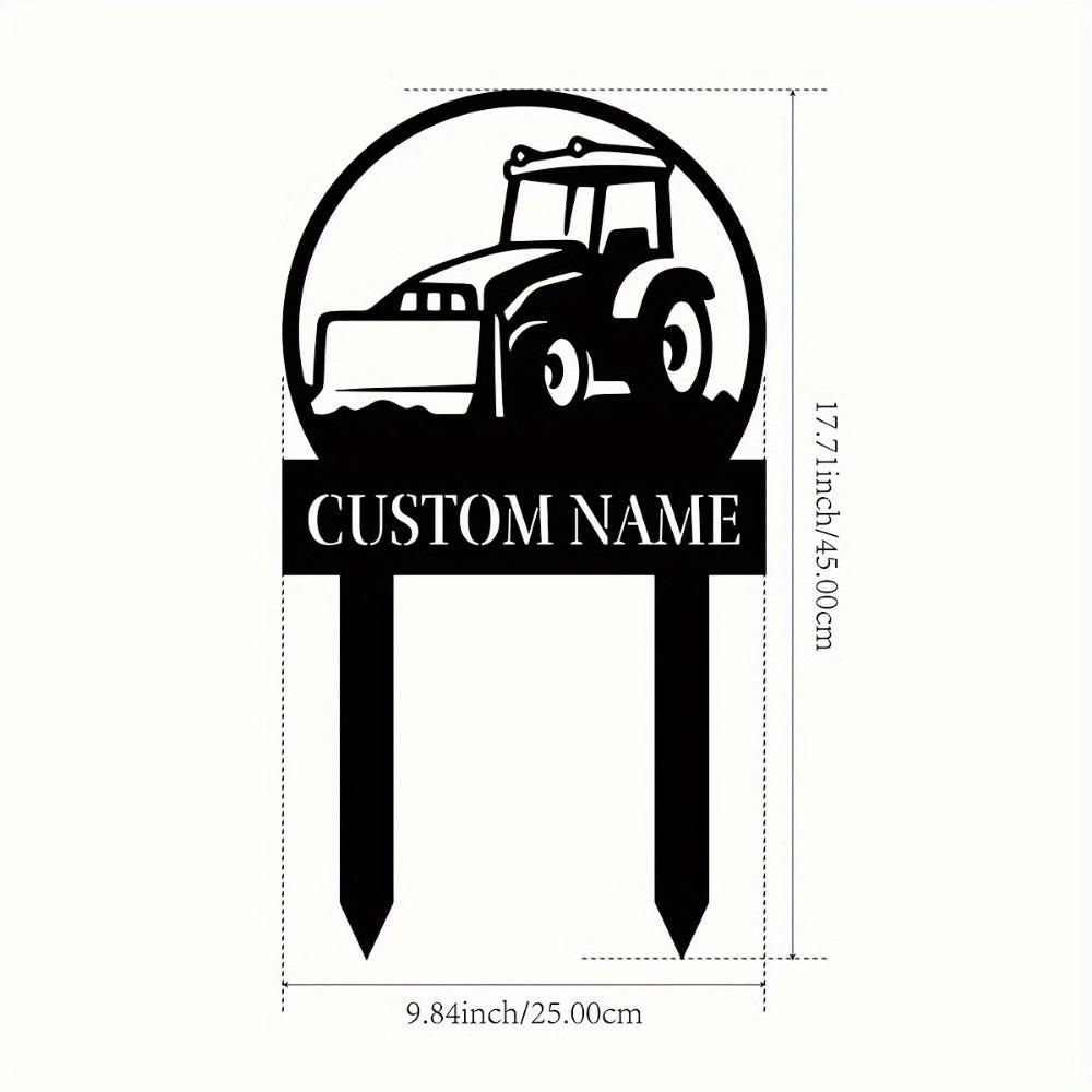 

Personalized Metal Garden Stakes Custom Lawn Address Sign Captivating Outdoor Gift TYDZ003077