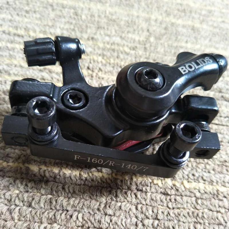 

BOLIDS bicycle brake device mechanical disc brake bicycle parts line pulling disc brake F - 160 / R - 140 front disc brake Rear brake