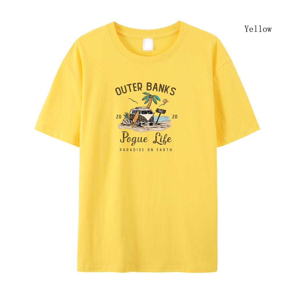 Women's Summer Short Sleeved T-shirt Outer Banks T-shirt  Pogue Life T-shirt  Women Short Sleeved T-shirt Tops