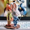 Anime Zootopia Best Buddies Series Kawaii Collectible Figurines Cute Toy Decorative Ornaments Doll Gift Christmas