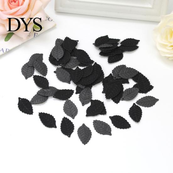 Fresh-keeping 100Pcs Artificial Leaves Realistic Colorful Versatile Simulation Embossing Mini Fabric Photography Props Tree
