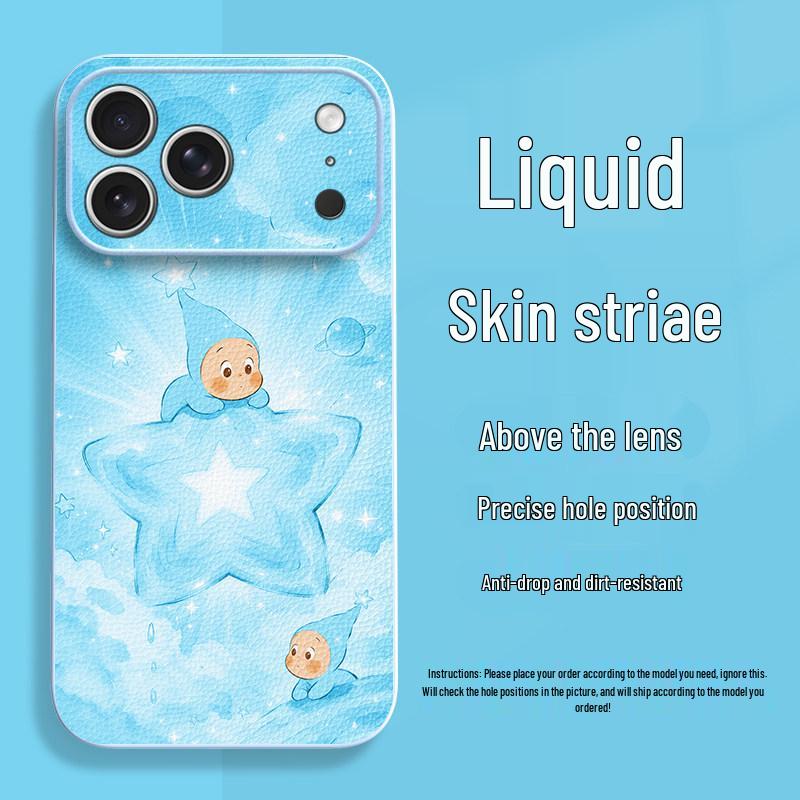 

Star Stickman iPhone Case for Apple 17, 16 Pro Max, 15, 14, 13, XS Lambskin 14 PRO MAX