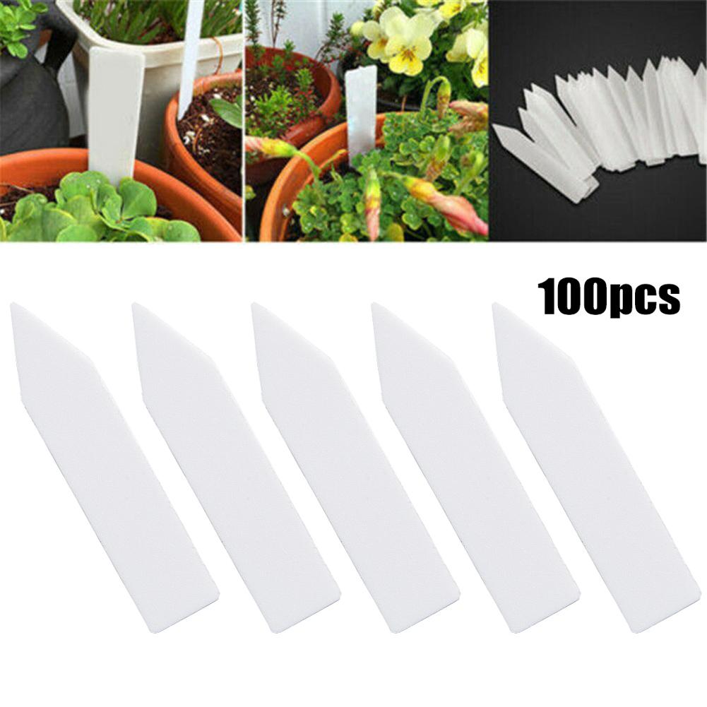 

Plant Label Supplies 100pcs 5*1cm Waterproof White