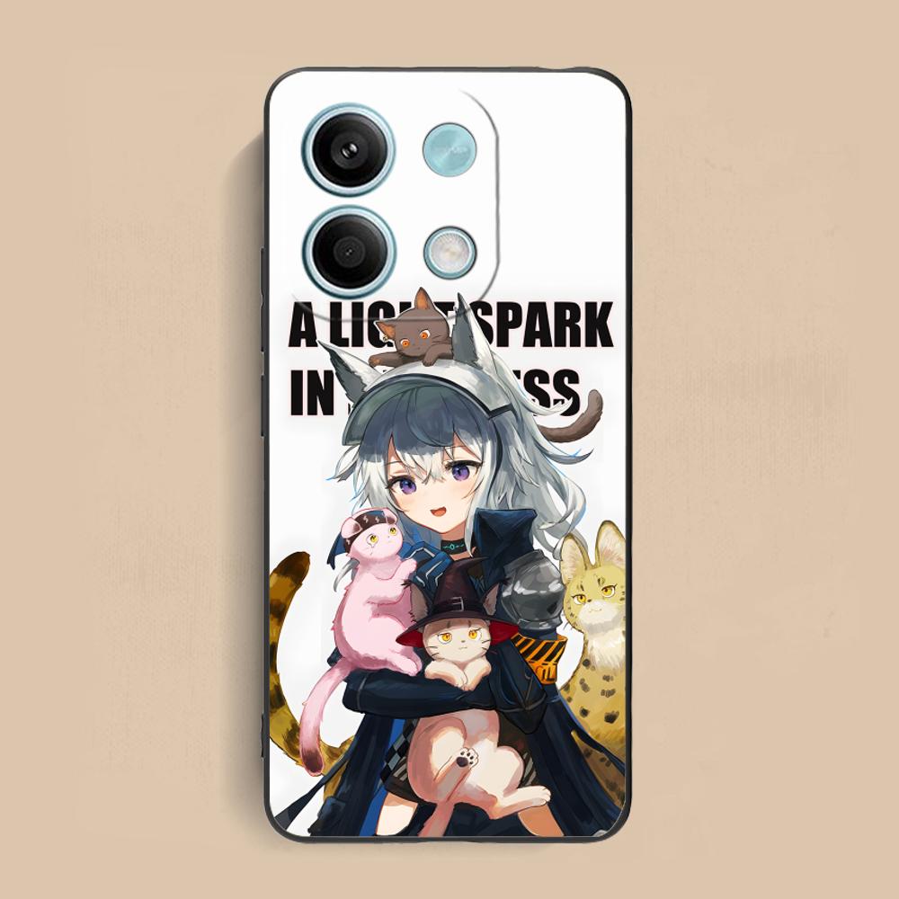 Arknights Grani Matte TPU Mobile Phone Case for Xiaomi Redmi 15 14 13 12 A5 3 2 1 C Plus 4G 5G Colorful Printing Cover