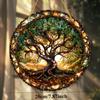 20Cm Tree of Life Series--Window Catcher Color Acrylic Window Decoration Home Decoration Garden Outdoor Pendants, Gifts, Pendants
