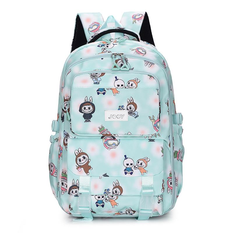 

Fashion cartoon printed primary school schoolbag female cute large capacity load reduction durable backpack backpack