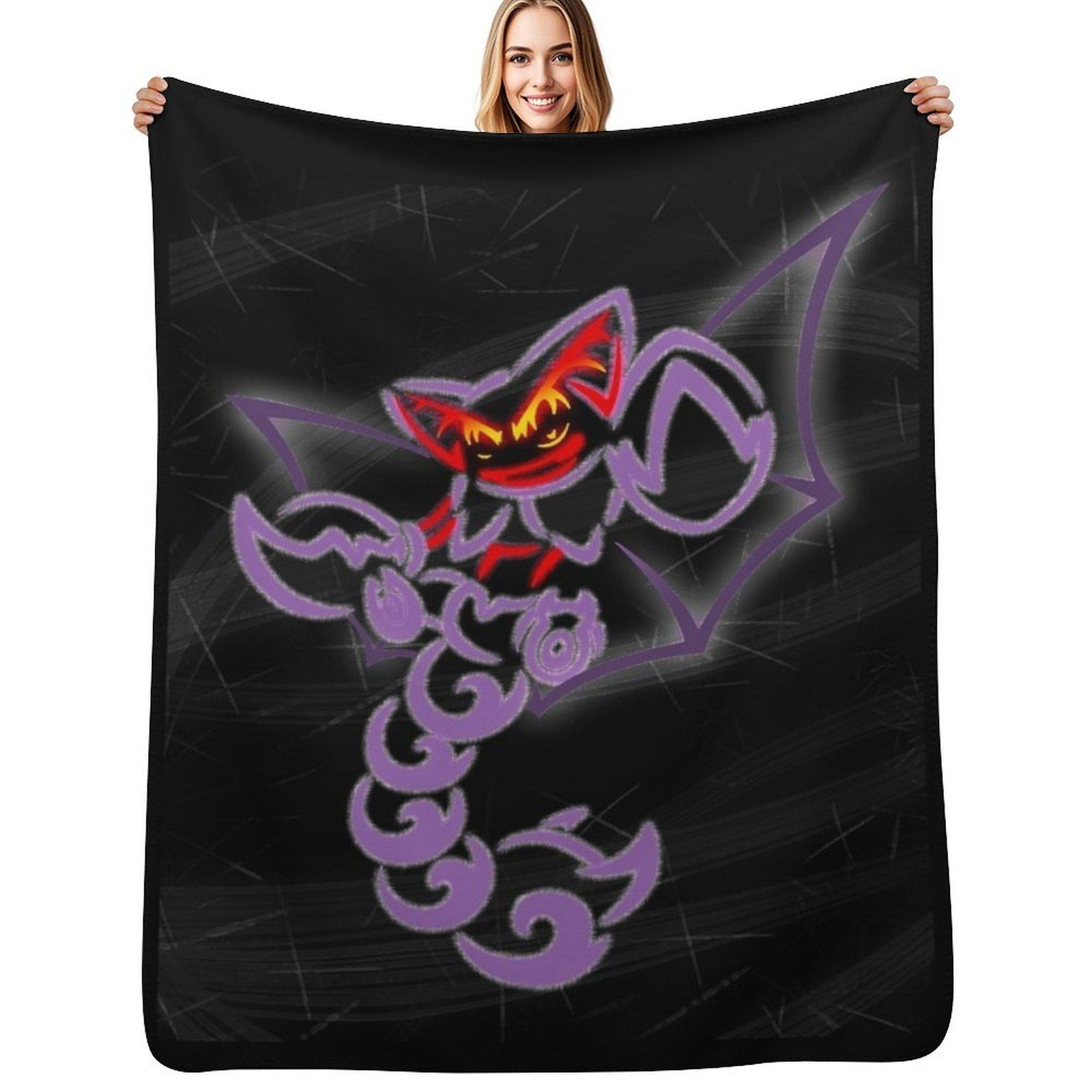 Gliscor Tribal Design Classic T-Shirt.png Throw Blanket Multi Use Warm Blanket for Living Room Bedroom Size: 75*100cm, Weight: 230 GSM