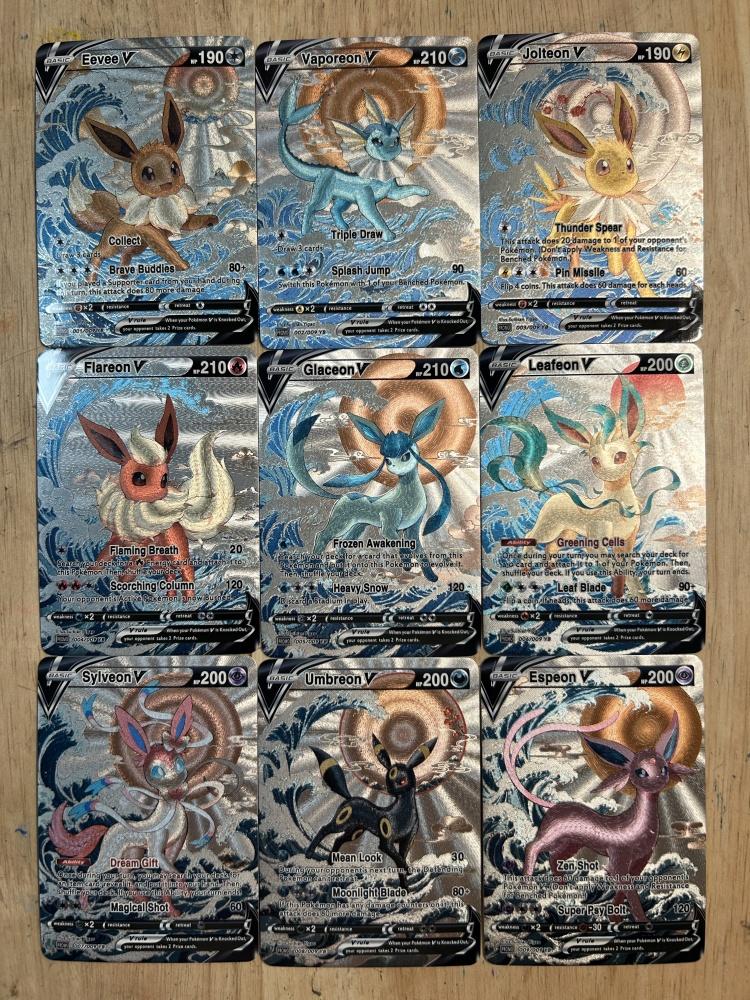 Diy Pokemon Pocket Charizard Blastoise Venusaur Mareep Series English Texture Flash Card Classic Game Anime Collection PTCG Y Kid Friendly