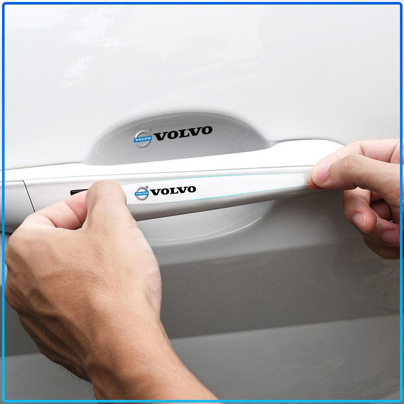 For Volvo Rdesign XC90 S60 XC60 V70 S80 S40 V50 V40 V60 C30 S70 8Pcs Transparent Car Door Handle Bowl Anti Scratch Protective Sticker