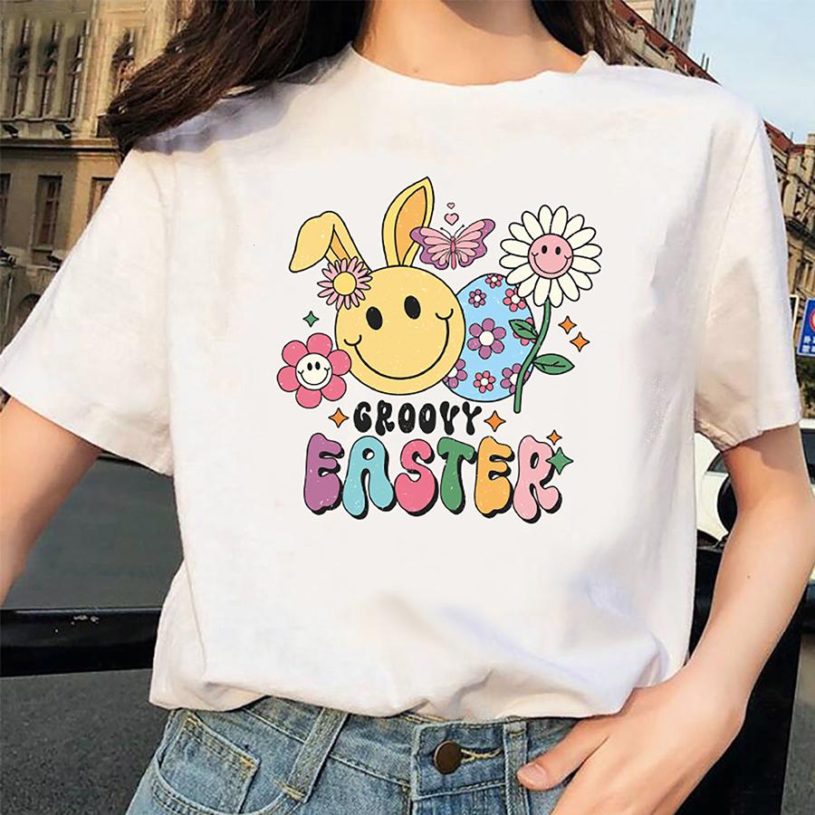 Happy Easter Designs Patch On Clothes Fashion Heat Press Appliqued Jeans Diy Accessory Sticker Stripes Patch Decals Bunny Wishes