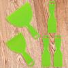 5 Pcs Plastic Putty Spatula Set Paint Scrapers Tool Putty Filler Spatula Wallpaper Scraper for Spackling Patching Decals