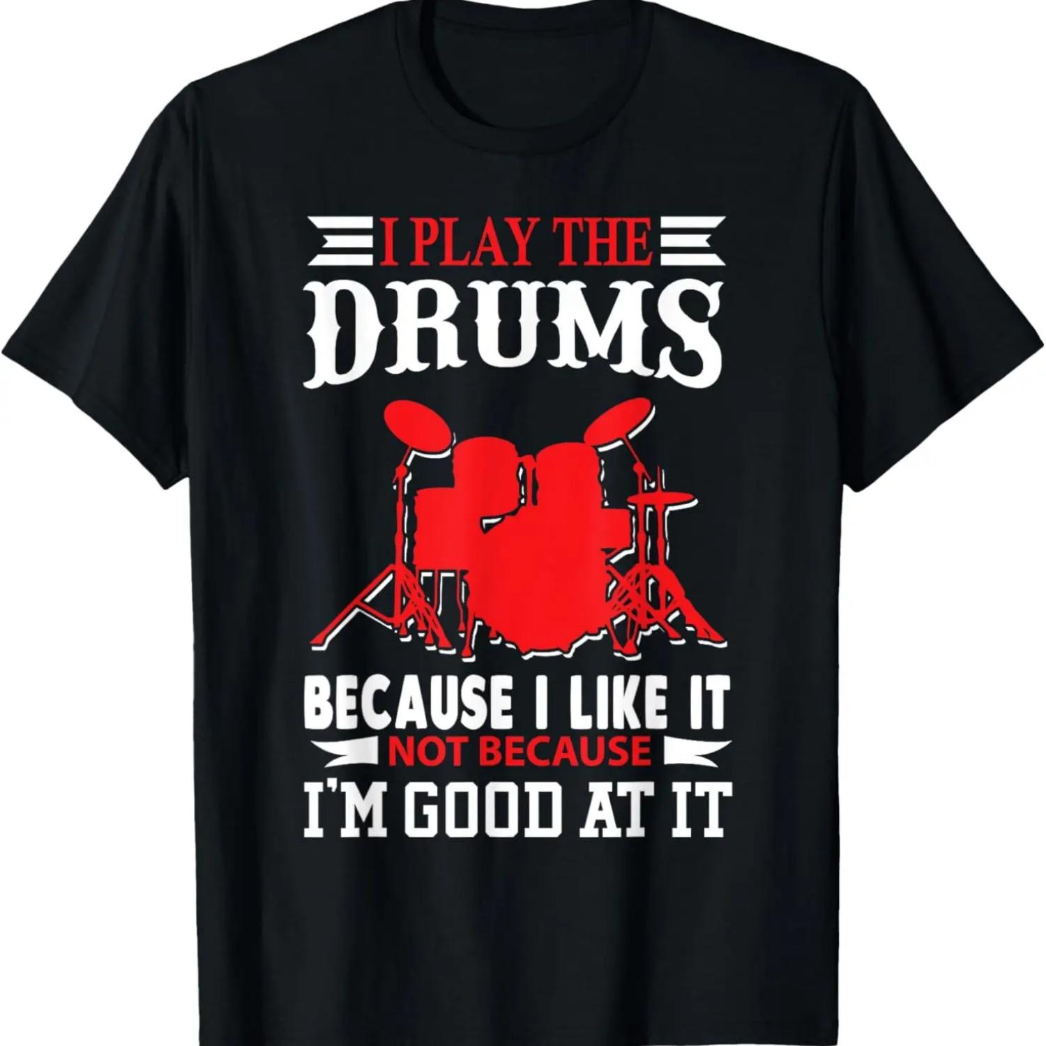 Skeleton Playing Drums Funny Halloween Spooky Drummer Boys T-Shirt S