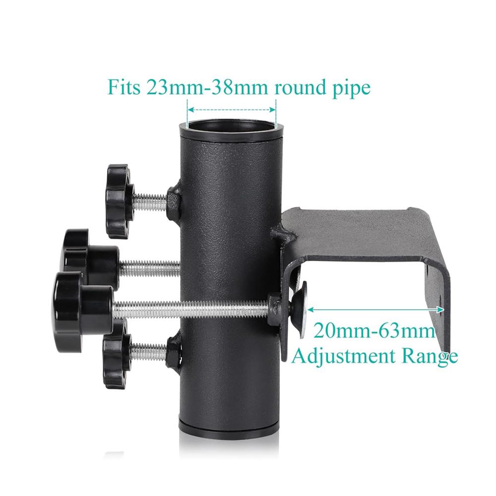 Balcony Umbrella Holder Clamp Garden Fence Parasol Decking Holding Bracket Stand Outdoor Sun Umbrella Fixed Bracket