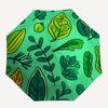1pc Leafy Greens Pattern Automatic Open/Close Umbrella - Compact Travel Umbrella, Gift for Birthdayyy251208161