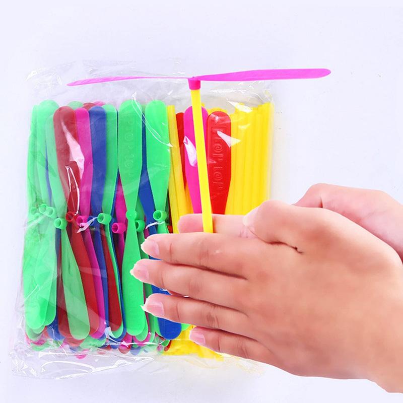 10/20pcs Bamboo Dragonfly Plastic Team Building Activity Souvenir Entertainment Props School Prize Wedding Party Supplies QC-TMZ