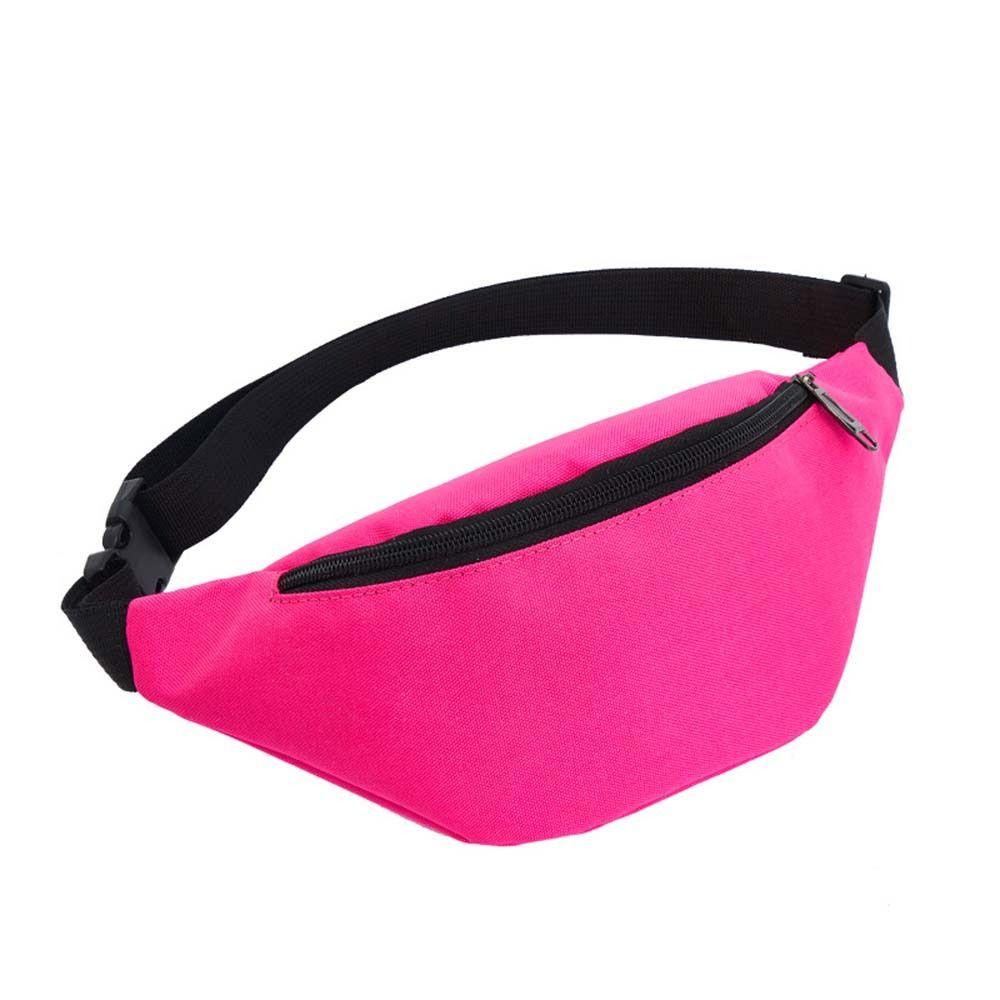 Solid Color Running Chest Bag Waterproof Fitness Crossbody Bag Sports Shoulder Bag  Female/Male