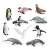 Animal Arctic Polar Bear Penguin Reindeer Whale Miniatures Pvc Model For Kids