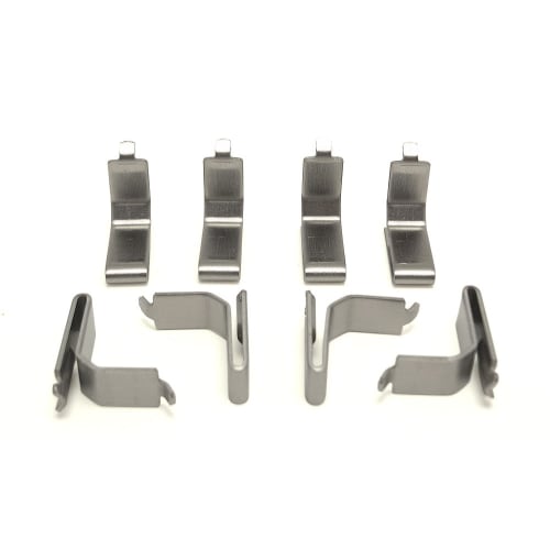 Waki Sangyo Fit Shelf Brackets, Stainless Steel, Pack of 8, for Storage, Shelves, Walls, and Interior Use, WLS-101