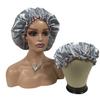 Custom Silk Sleeping Bonnets Double Layer Reversible Hair Bonnet for Men