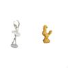 Ballerina Chicken Figurine Modern Dancing Girl Sculpture Creative Art Ornament for Bedroom Office