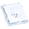 Single Socket with Grounding, White, AS