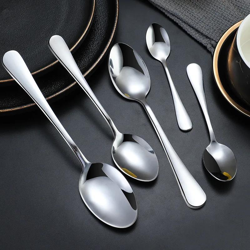 1 buc Linguriță Espresso 4 Inch Linguriță Mini pentru Cafea Linguriță Mică Bistro pentru Desert Ceai Aperitiv din Oțel Inoxidabil