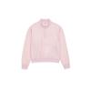 Golf Rubber Woven Half Zip Pink