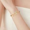 Retro women beaded bracelet women's light luxury niche design imitation jade bracelet Valentine's Day gift