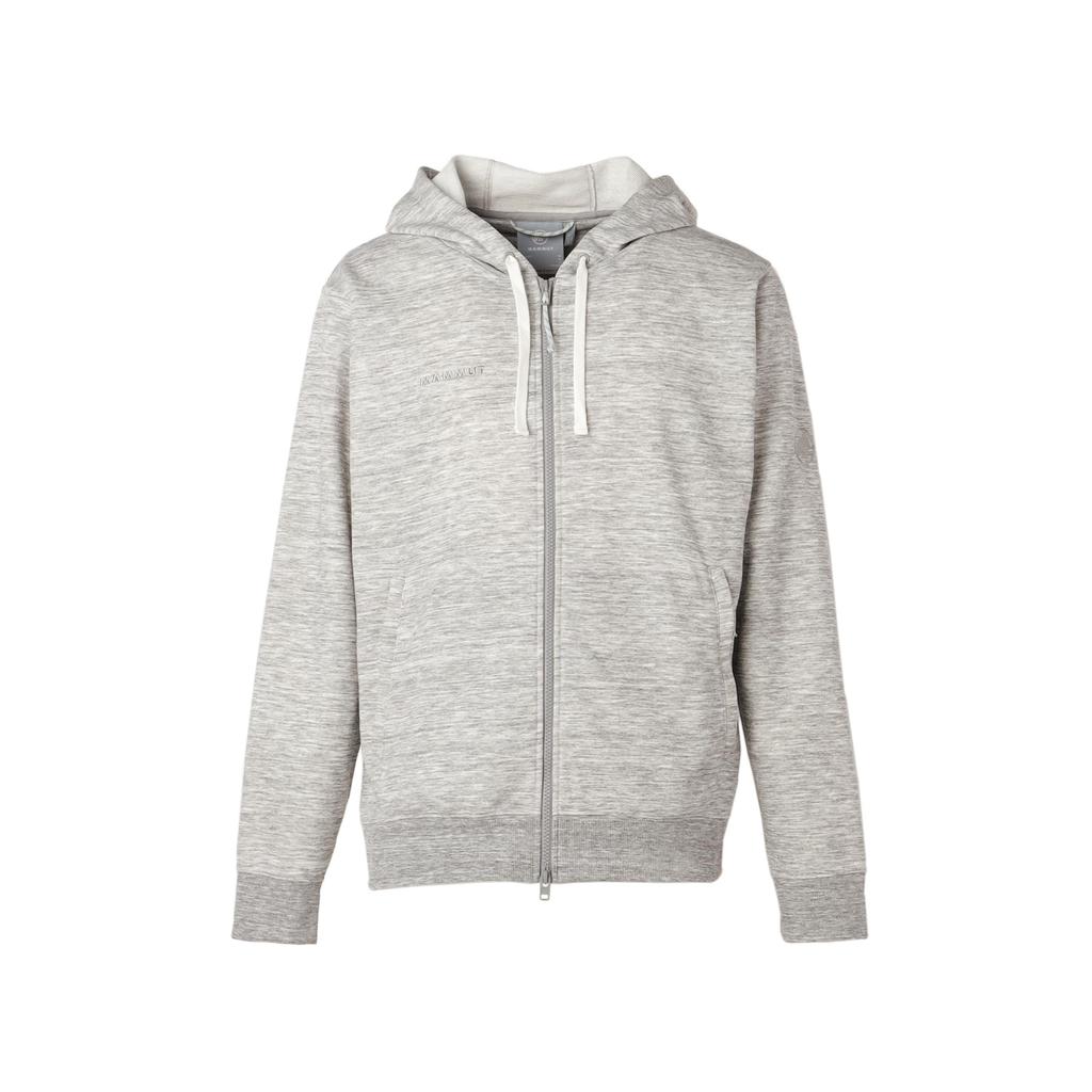 Mammut Essential Light ML Hooded Jacket CE AF Men, 1014-07070, platinum melange, Asian fit.
