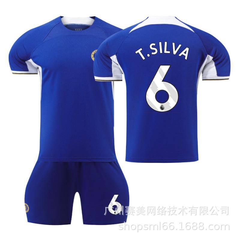 2324 Season Chelsea Home No. 8 Enzo 7 Sterling 6 Silva 10 Mudrik Jersey