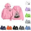 Women's Casual Letter Print Hoodie Long Sleeve Pullover Top